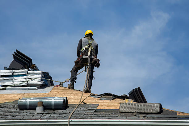 Professional Gutter Installation technician working in Provincetown, MA